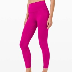 Lululemon Wunder Train 25" sz 4 - Ripened Raspberry